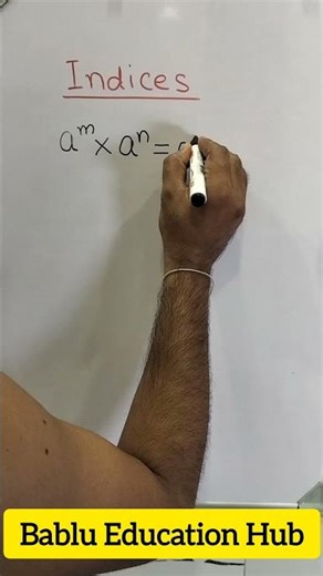 👉 Indices Rule | Easy Math Trick 🔢