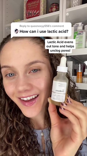 Reply to @queeneeyy556 #LacticAcid How to use it? 🤔 #theordinary #exfoliate