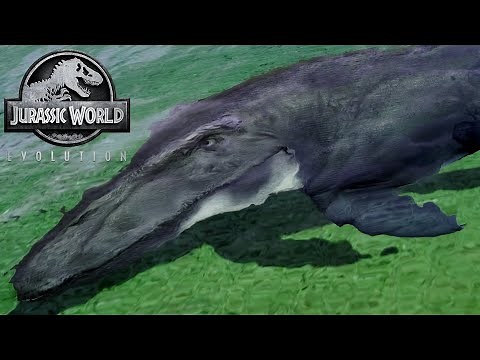 Mosasaurus Underwater On Expanded Island With Spinosaurus - Jurassic World Evolution Mods (4K60FPS)
