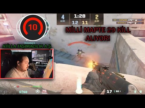 ATILLA CARRIES IN DUST 2 | CS2 FACEIT COMPETITIVE #cs2