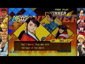 Capcom vs. SNK 2 - Chun-Li/Nakoruru/Hibiki Playthrough (feat. God Rugal Boss Fight)