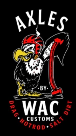 This axle smacked the wall good enough to bend both spring pads. The caster and camber are still with in 1/2 and its has a bow of .055 front to back. This one had some low rider pads so I had to cut down a new set. I will cut off the old and weld up the new pads tomorrow #axlesbywac #gasser #🇺🇸 | WAC Customs