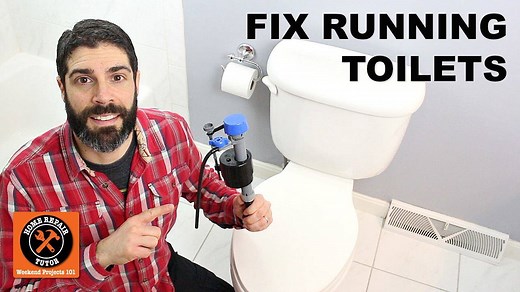 Fixed a running toilet in 10 minutes by replacing the fill valve with Fluidmaster Inc 400H PerforMax... https://www.homerepairtutor.com/how-to-fix-running-toilet/ | Home Repair Tutor