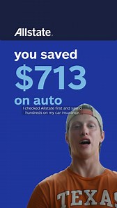 Before you do football stuff, do saving money stuff. Check Allstate first ✅ for a quote that could save you hundreds | Allstate | Facebook