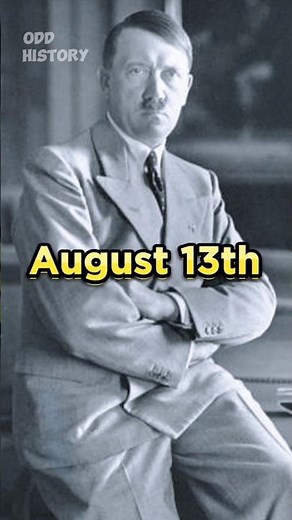 August 13th Facts and Events in History #shorts