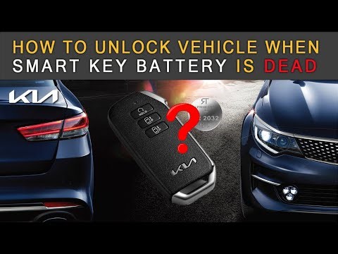 How to unlock vehicle when smart key battery is dead | KIA