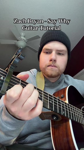 Zach Bryan Say Why Guitar Tutorial for Beginners
