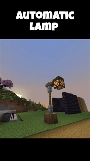 Automatice Night Lamp in Minecraft #minecraft
