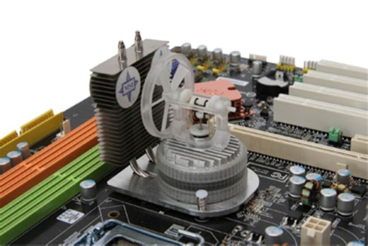 msi公司对于低温差斯特林发动机的实践应用：CPU被动散热