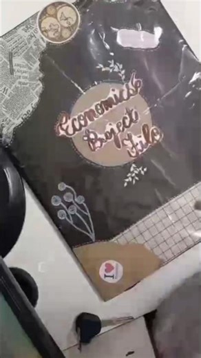 Aesthic Economics Project File Decoration 🌸#Shorts #ProjectFile#EconomicsProject#filedecorationidea.