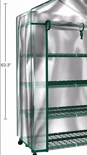 4 Tier Mini Greenhouse Review | Best Small Greenhouse for Seedlings, Herbs & Indoor Gardening
