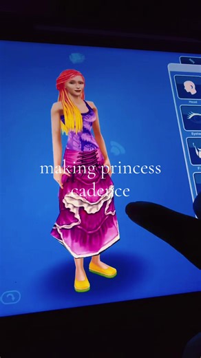 making princess cadence from #MyLittlePony #FriendshipIsMagic in the hashtag Sim replay
