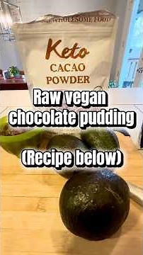 My Favorite Raw Vegan Chocolate Dessert - 3 Ingredients