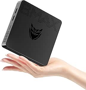 Bmax B1 Pro Mini PC, Intel Processor N4000 (Up to 2.6GHz), 8GB LPDDR4 128GB SSD, Micro Deskop Computers with Wi-Fi 5/BT 4.2/USB 3.0/HDMI/VGA Support 4K Display, Ready for Home/Office/Students/Design