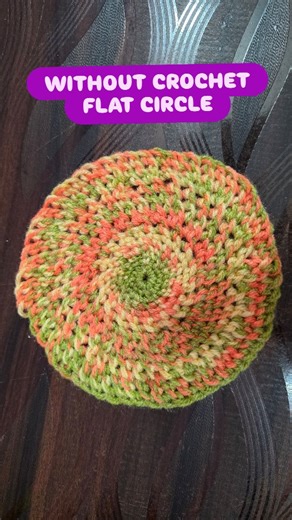 Crafter Nikku Pal | No-Crochet Yarn Circle Tutorial | Multipurpose Craft Base #yarncircle #nocrochet #yarncraft #diycrafts #handmadeideas #easycraft... | Instagram