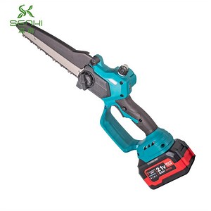 [Hot Item] 8'' Electric Mini Chainsaw Brush Cutter Lithium Garden Tool