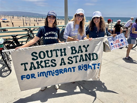 ICE PROTEST: South Bay Takes a Stand on the march again on The Strand