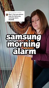 12K views · 476 reactions | As requested! Time to wake up  #harp #samsung #alarm #phone #wakeup #ringtone #morningflower #android #sleep #funny #harp #music | Kristan Toczko | Facebook