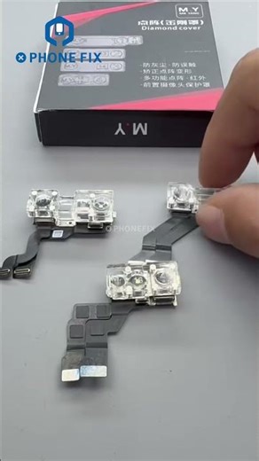 Protect your iPhone Front Camera Lens Face ID Dot Matrix Module via YCS M.Y Magnetic Diamond Cover