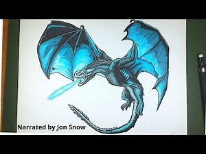 How to Draw a Dragon Step by Step tutorial by Jon Snow?