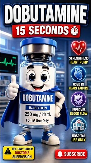 💉 Dobutamine Explained!