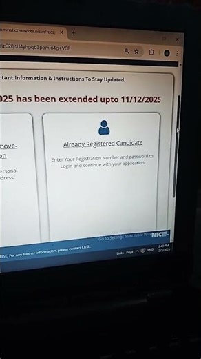 Kvs NVS registration date extended #kvs #nvs