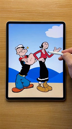 Olive Oyl transformation young #oliveoyl #popeyethesailorman #art