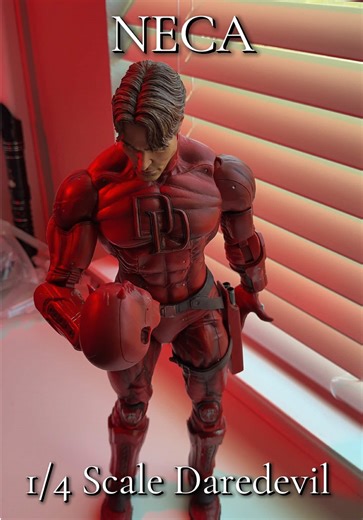 NECA 1/4 Scale figures are pretty cool 👀 #NECA #marvel #daredevil #actionfigures #figtok