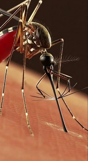 How A Mosquito Actually Drills Into You 🦟🩸