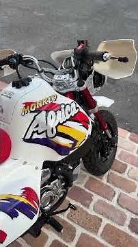 I tried attaching an Africa Twin kit to the Monkey 125.