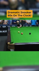 4.8K views · 55 reactions | Dramatic snooker finale with 60 seconds on the clock! ⏰ | Snooker Legends | Facebook