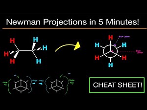 Organic Chemistry: Newman Projections in 5 Minutes or So! Only 4 STEPS!