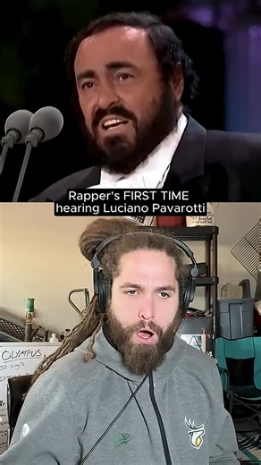 Rapper's first time hearing Luciano Pavarotti | The Music Reaction Group