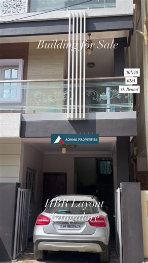 Adams properties on Instagram: "Adams Properties Present 🏢 Building for Sale – HBR Layout, Bengaluru 📐 Plot Size: 30 × 40 📑 Approval: BDA Property 🏠 Building Configuration: 3 Units of 3 BHK 1 Unit of 1 BHK 💰 Rental Income: ₹1,00,000 per month 💵 Asking Price: ₹3.5 Crore 📍 Location: Prime area of HBR Layout, Bengaluru ✅ Ideal rental income / investment property"