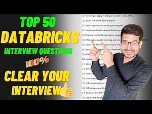 Top 50 Databricks Interview Questions || Crack Any Databricks Interview in 2025 || Data Engineer