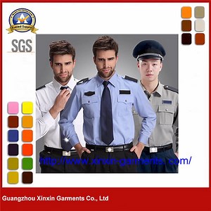 [Hot Item] New Design Best Black Color Security Guard Uniform Security Office Janitor Uniform (W1004)