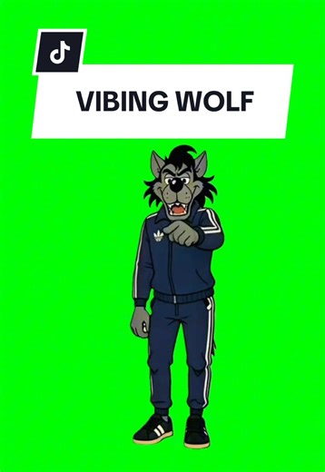 VIBING WOLF #meme #greenscreen #fyp #trend #viral | wolf