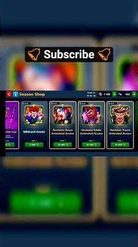 8 pool new season shop 2025 #8ballpool