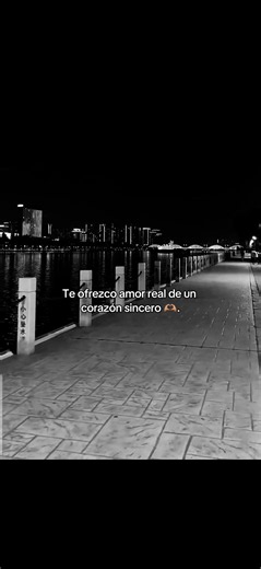 Te ofrezco amor real de un corazón sincero