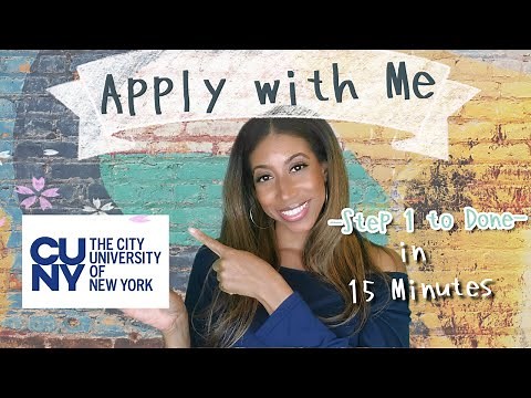 Apply to CUNY // Hints & Tips- CUNY College Application