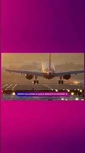 #CitizenObjective. Failures in the approach lighting system at Monterrey Airport. #Latinus