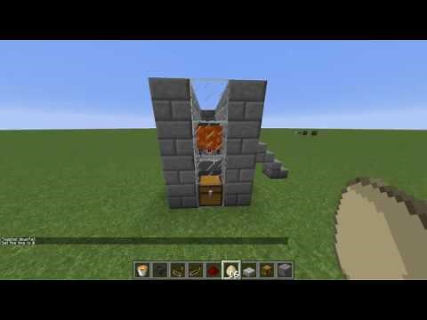 How to make a automatic cooked chicken farm in minecraft 1.12.2