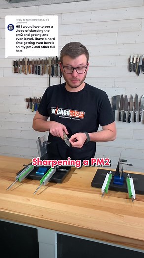 Sharpening a PM2 on WE130 and WE100 | Knife Sharpening Tutorial