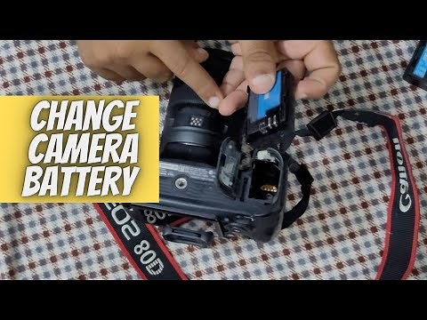 How To Change Battery Of Canon Camera