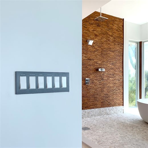 Custom Labeled 6-gang Metal Rocker Switch Plate Cover - Etsy