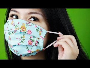 EASY Step by Step 🤗 How to Make Fabric Face Mask with Filter Pocket