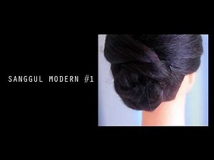 Sanggul Modern #1 [Tutorial Sanggul Modern by Timur Flores]