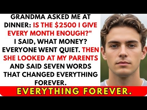 If $2500 A Month Is Enough,’ Grandma Asked. I Said ‘What Money?’ Then She Looked At My Parents