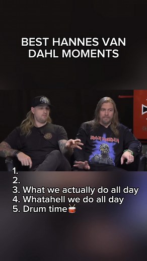 Ranking top 5 Hannes Van Dahl moments. 🤣 Do you agree with the rankings? | Sabaton