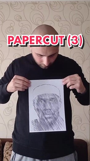 LeBron Paper Cut Art Drawing Challenge